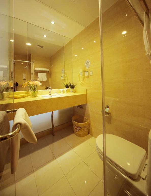 Greentree Inn Shanghai West Huaxia Road Metro Station Express Hotel Ruang foto
